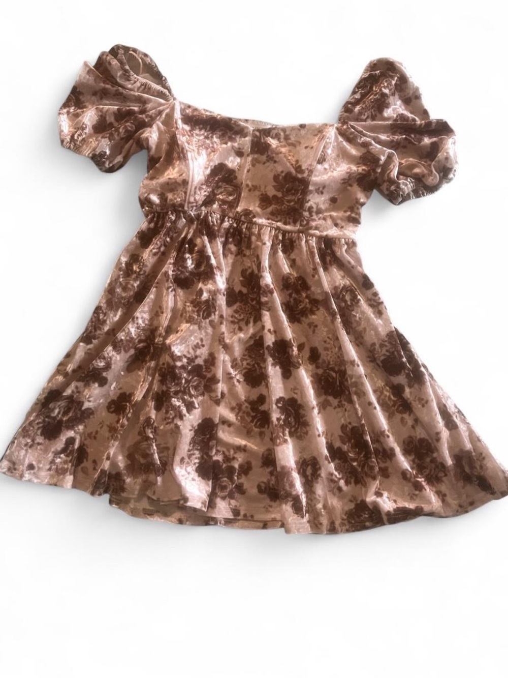 Altar'd State Cream velvet dress